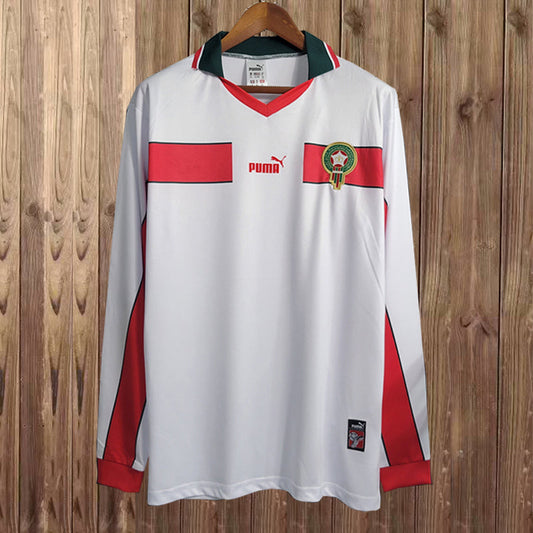 Maillot Maroc 1998 Extérieur Manches Longues