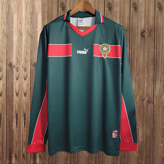Maillot Maroc 1998 Domicile Manches Longues