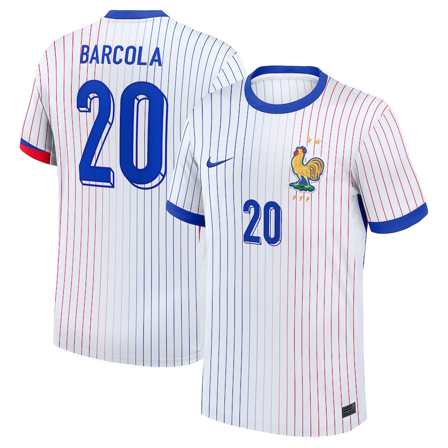 Maillot France Extérieur 2024 2025 Barcola