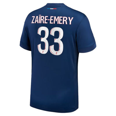 Maillot PSG Domicile 2024 2025 Zaire Emery 1 Étoile